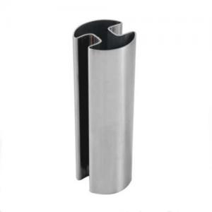 Best selling Stainless Steel Double Slot Round Tube