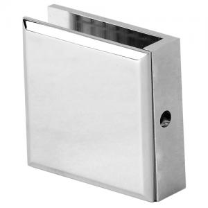 Floor/Wall To Glass Connector Fix Clip Beveled Shower Door Clamps