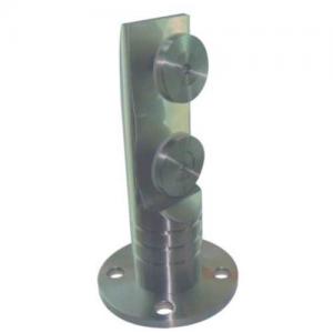 Stainless Steel Glass Pool Fence Spigots / Glass Base Supports